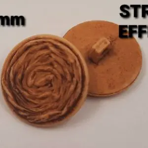 Round Straw Effect Button