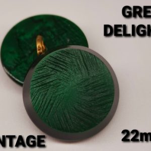 Vintage Button Green Delight-Limited Edition