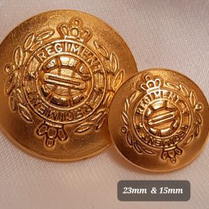 Blazer Button Gold Creasted (Regiment)