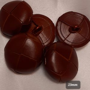 Aran Button Real Leather