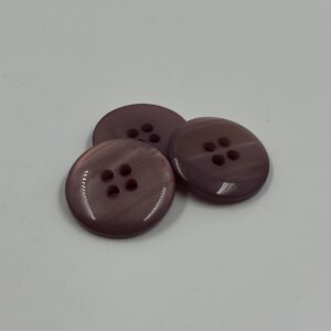 Coat button, resin Grey/Mocha colouring