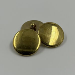 Blazer button,resin,metal brass effect
