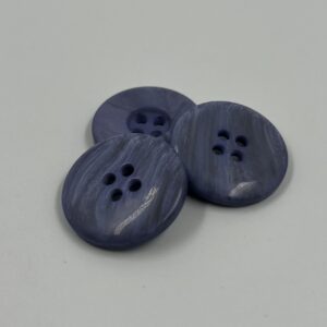 Coat button, resin, lavender marbling