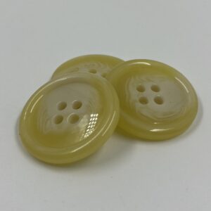 Coat button, resin, cream/beige marbling